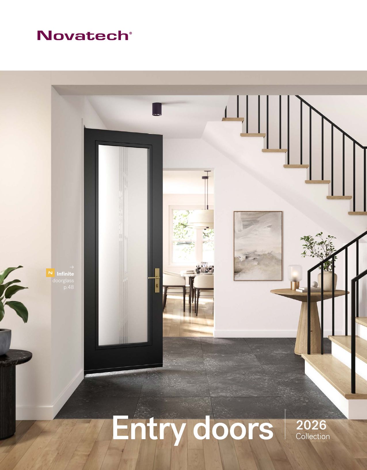 Novatech Entry Doors & Doorglass Catalogue cover