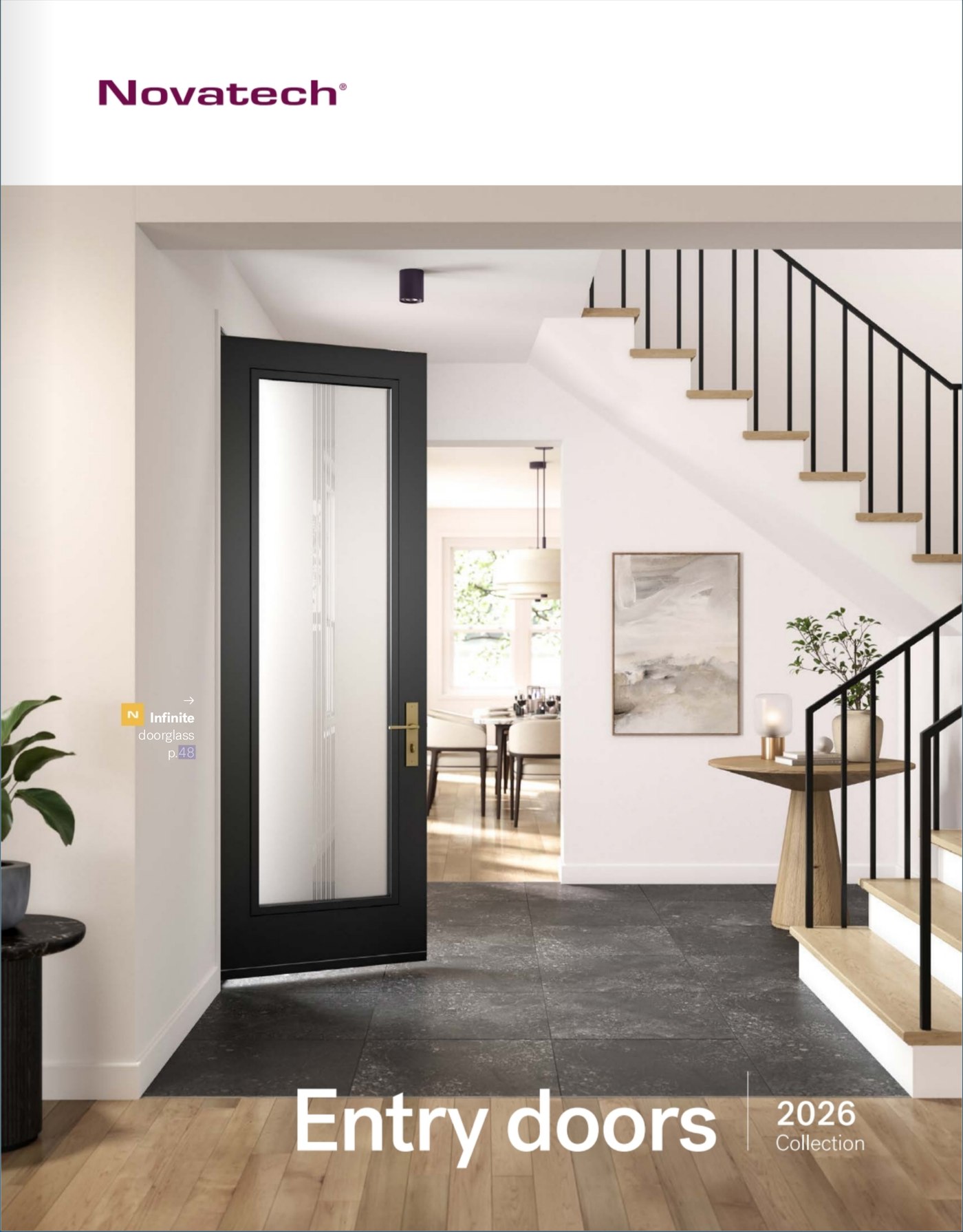 Novatech Entry Doors & Doorglass Catalogue cover
