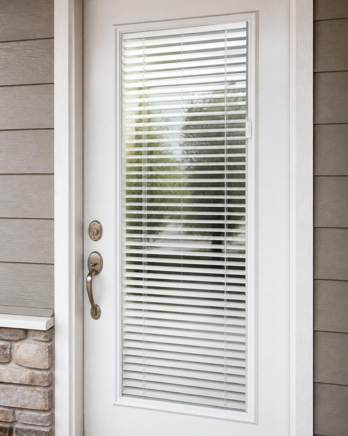 Entry Doors With Internal Mini-Blinds