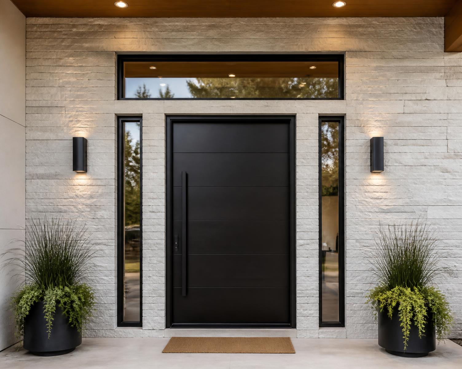 Linear Architectural Windows shown installed on a home